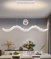 Pendul RFAN, Model 5119, Cu Telecomanda, 3 Tipuri De Lumina, Inaltime Reglabila, 180W, Gri