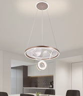 Pendul RFAN, Model 5156, Cu Telecomanda, 3 Tipuri De Lumina, Inaltime Reglabila, 164W, Gri