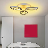 Lustra LED RFAN, Model K23-3, cu Telecomanda, 3 Tipuri de Lumina, Intensitate Reglabila, 48 W, Alb