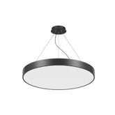 Panou LED RFAN, Forma Rotunda, Lumina Rece, 6000K, 54W, Negru