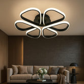 Lustra LED RFAN, Model R9178/1, cu Telecomanda, 3 Tipuri de Lumina, Intensitate Reglabila, 74W, Negru